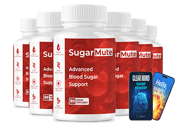 SugarMute 6 bottles — 180-day supply